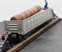 Lionel 6-19877 AT&SF Santa Fe 3562-25 Operating Barrel Ramp Car O SCALE Like New