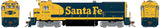Rapido 18502 GE B36-7 Santa Fe, blue yellow scheme #7489 DCC/sound HO SCALE NEW