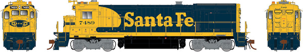 Rapido 18502 GE B36-7 Santa Fe, blue yellow scheme #7489 DCC/sound HO SCALE NEW