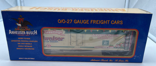 K-Line k642-5601 Anheuser-Busch 1998 Christmas Reefer O SCALE NEW