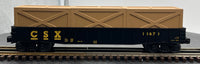 MTH Railking 30-7211 CSX Gondola Car w/Crates O SCALE Like New