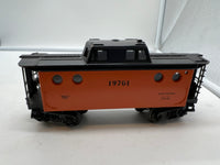 Lionel 6-19701 Orange Milwaukee Road N5C porthole caboose O SCALE as is Used Excellent Damaged Box