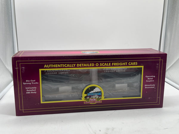MTH Premier 20-3585d New York Central NYC Pacemaker Flatcar w/ 2 pup trailers  O SCALE NEW