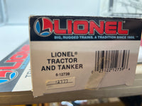 Lionel 6-12777 Chevron red tractor truck and tanker O SCALE Used Excellent Wrong Box