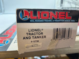 Lionel 6-12777 Chevron red tractor truck and tanker O SCALE Used Excellent Wrong Box