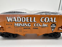 MTH Premier 20-97200 Waddell Coal 2-Bay Fish Belly Hopper Car - MTHRRC 2007 O SCALE NEW