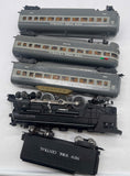 Marx New York Central NYC black steam locomotive w/ 3 passenger cars as is O SCALE Used No Box
