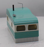 MTH Railking 30-90108 Turquoise & White Stainless Mobile Home O SCALE Like New
