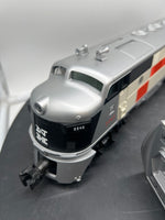 MTH Railking 30-2469-1 New Haven F-3 ABA Diesel Engine Set - New Haven A Units - 2242 & B unit - with Proto-Sound 2.0. O SCALE Like New Damaged Box