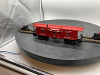 Lionel 6-19742 Erie Bay window caboose with TMCC/Crew Talk O SCALE Like New Damaged Box
