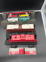 Lionel 6-38358, 6-38377 Illinois Central F3 Freight Set with add-on NonPwd/ Dummy F3A Unit Postwar Celebration Series PWC O Scale Like New