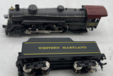 IHC m9929 WM Western Maryland 4-6-2 Pacific Steam Locomotive #201 HO Scale Used Excellent