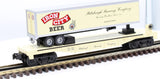 MTH Railking 30-76092 Pittsburgh Brewing Company Flat Car w/40' Trailer O SCALE Like New