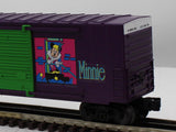 Lionel 6-19271 DISNEY MINNIE MOUSE Hi-Cube Boxcar Broadway Minnie O Scale Like New