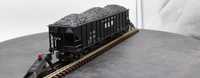 MTH Premier 20-97408 Norfolk & Western 4-Bay Hopper Car . O SCALE Like New Damaged Box