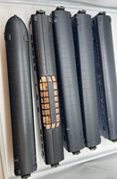 MTH Premier 20-65245 Norfolk & Western N&W 5-Car 70' Streamlined Passenger Set (Smooth Sided) Banner Blue O SCALE Used Excellent