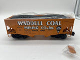 MTH Premier 20-97200 Waddell Coal 2-Bay Fish Belly Hopper Car - MTHRRC 2007 O SCALE NEW