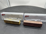 Atlas Set of 2 Boxcars Weathered as is N SCALE Used Excellent