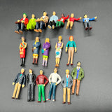 Set of 18 Approx G Scale Figures (About 3" tall)