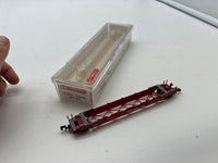 Roundhouse 8476, 48' Husky Stack well car, Southern Pacific SP N SCALE Like New