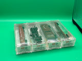 Micro-Trains 23252 Burlington Northern BN Merger Pack Fallen Flags NP, CB&Q, SP&S, GN 4 pack #5 N SCALE NEW
