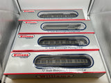 Williams 43357 B&O 72' Heavyweight Passenger Cars (Set of 4) O SCALE NEW