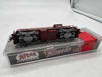 Atlas MASTER 44045 ROCK ISLAND RS-1 Locomotive Maroon w/Silver trucks N Scale Like New