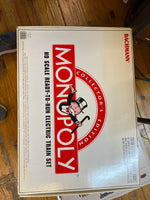Bachmann Collector's Edition Monopoly Ho Scale Train Set In Box # 01201  Like New Damaged Smoky Box as is limited