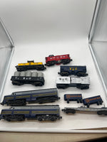 American Flyer Lionel Baltiimore Ohio B&O Freight Set 4-8153 Locomotives & 6 Cars 4-9709, 4-9301, 4-9401, 4-9102, 4-9201, 4-9000 S SCALE Like New