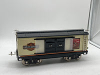 MTH Tinplate 10-2089 Harley-Davidson 200 Series Std. Gauge Box Car - Harley-Davidson STANDARD GAUGE NEW