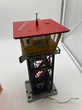 Lionel 6-2318 Control Tower Red O SCALE Used Excellent Damaged Box