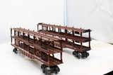 Lionel 6-16208 PENNSYLVANIA 2 Auto Carriers O Scale (NO CARS COME WITH THIS ITEM) Used