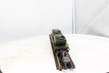 MTSI USAX-39163 Flat Car w/2 Amphibious ARMY Vehicles O SCALE Like New Damaged Box