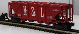 Williams 6536 M St. L 4 Bay closed Hopper With Coal Load #6536 O SCALE Like New