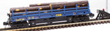 MTH 20-98591 Premier CSX Operating Log Dump Car O SCALE Used Excellent Damaged Box