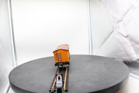 MTH Tinplate 10-3003 800 Series Box Car - Orange/Brown . O SCALE Like New Damaged Box