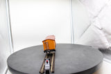 MTH Tinplate 10-3003 800 Series Box Car - Orange/Brown . O SCALE Like New Damaged Box