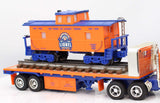 Lionel TMT-18405 Flatbed Toy Truck with Operating Lights-Sound Caboose O Scale Like New