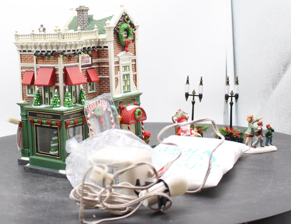 Department 56 Christmas in the City 56.59243 Visiting Santa at Finestrom's  Used Excellent