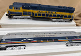 MTH Premier 20-2290-1 Alaska SD70M Diesel Engine Passenger Train Set With Proto-Sound 2.0 O SCALE Used Excellent