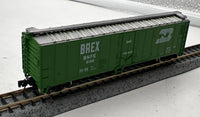 Atlas 3653 N 50' Mechanical Reefer Burlington Northern BN  5198 w kadee style couplers metal wheels N SCALE Like New