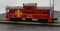 MTH 20-9105L Santa Fe O Scale Extended Vision Caboose Like New