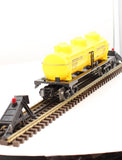 Lionel 6-16126 JEFFERSON LAKE SULFUR COMPANY Three Dome Tank Car O Scale Used