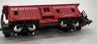 Con-Cor 12512 Western Maryland WM bay window caboose red N SCALE Like New