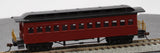 Bachmann 13402 COACH (1860-1880 ERA) - PAINTED UNLETTERED RED HO SCALE Used Excellent Damaged Box