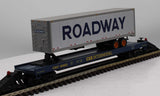 MTH Premier 20-95277 CSX Premier Flat Car w/ 40' Trailer O SCALE Like New