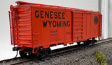 Accurate Finishing 1003 Genesee & Wyoming 40' Boxcar #100009 HO Scale Used Excellent
