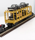 MTH 30-7674 TTOS Auto Carrier W/ 4 T-Birds O SCALE Like New