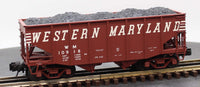 Atlas 6757-3 WESTERN MARYLAND 55 Ton Fish Belly Hopper O Scale NEW