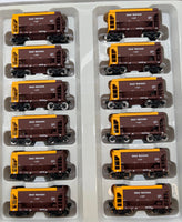Walthers 932-4562 GREAT NORTHERN GN Taconite Ore Car Gold Line 12-Pack HO Scale Like New limited